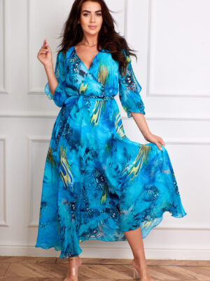 R384 Muszlin maxi ruha