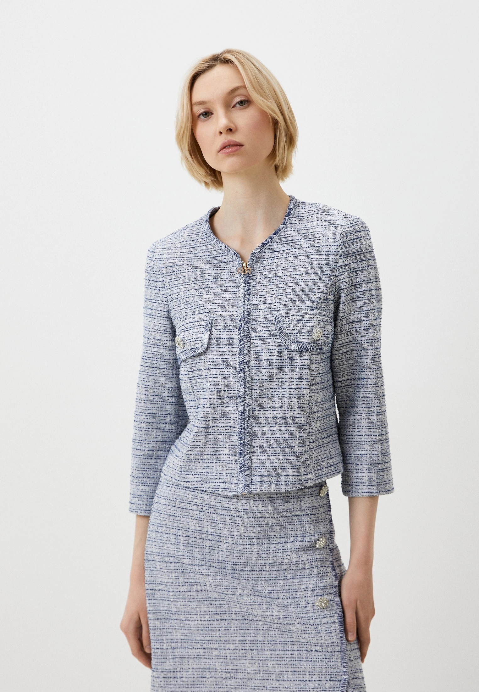 KA007 Rinascimento tweed kiskabát - Image 4