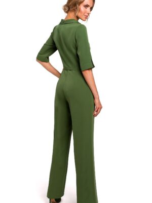 O011 Oliva zöld overál