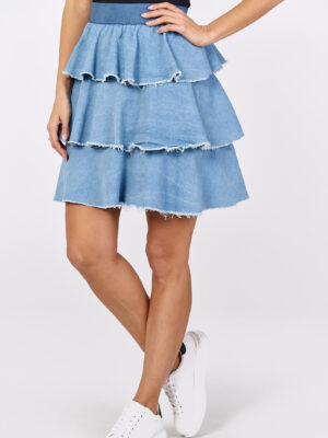 SZ033 Fodros farmerszoknya