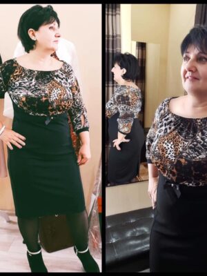 R108 Tigris mintás- fekete kombináció