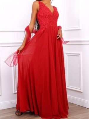 R324 Piros maxi ruha